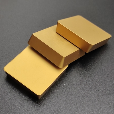 Карбид SPUN250620S твердый вводит резец лезвия карбида поворачивая с покрытием золота