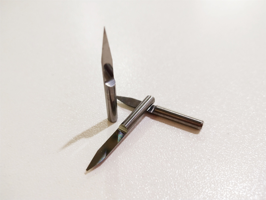 Резца карбида торцевой фрезы 6MM ножи гравировки компьютера твердого плоскодонные